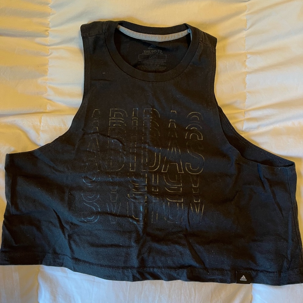 Adidas lather if crop top
